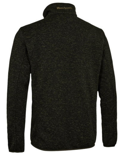 Timber Coloured Deerhunter Moor Knitted Jacket on white background 