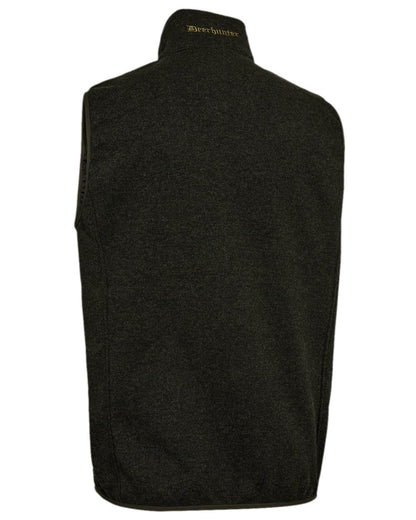 Timber Coloured Deerhunter Moor Knitted Waistcoat on white background 