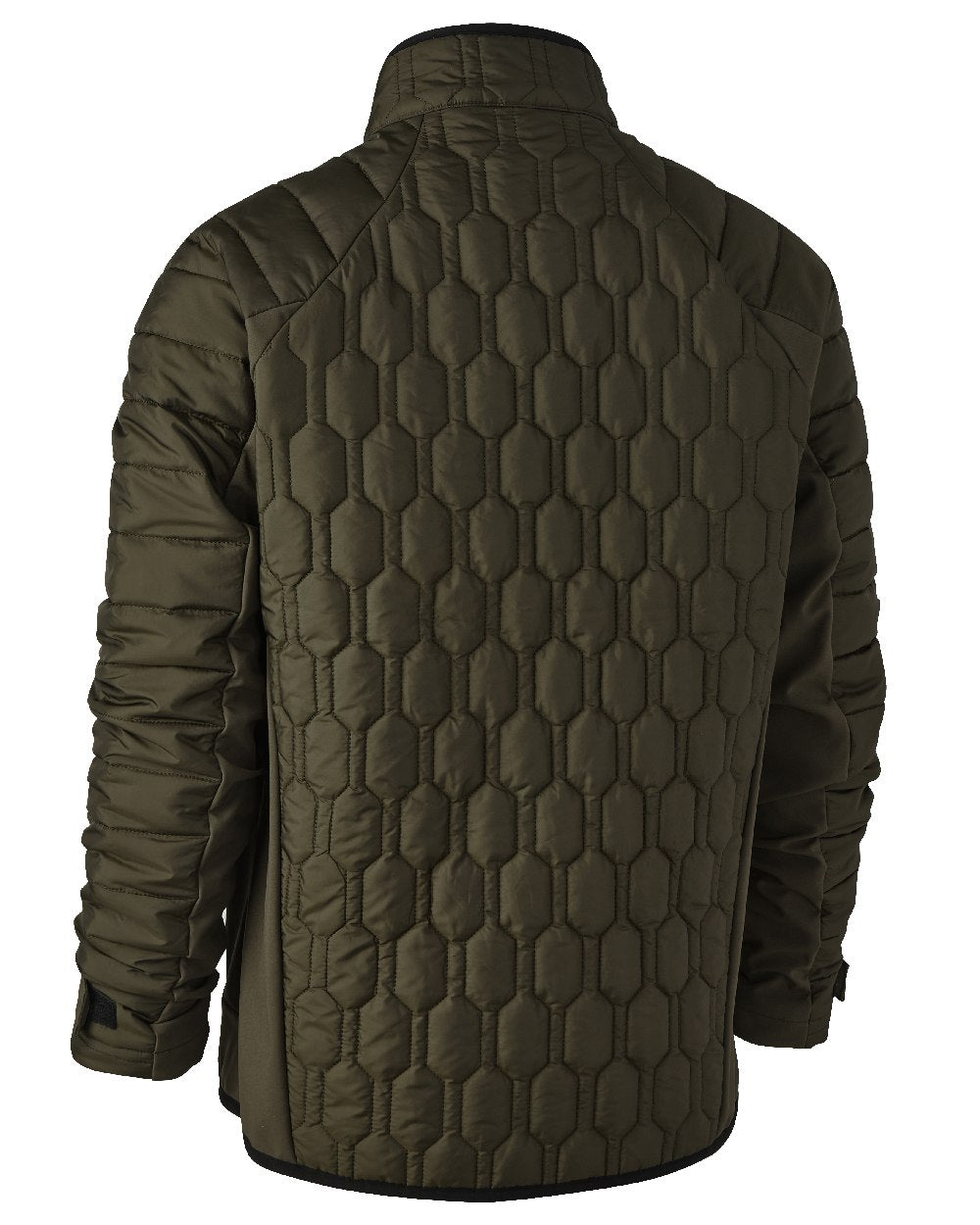 Forest Green coloured Deerhunter Mossdale Quilted Jacket on white background 