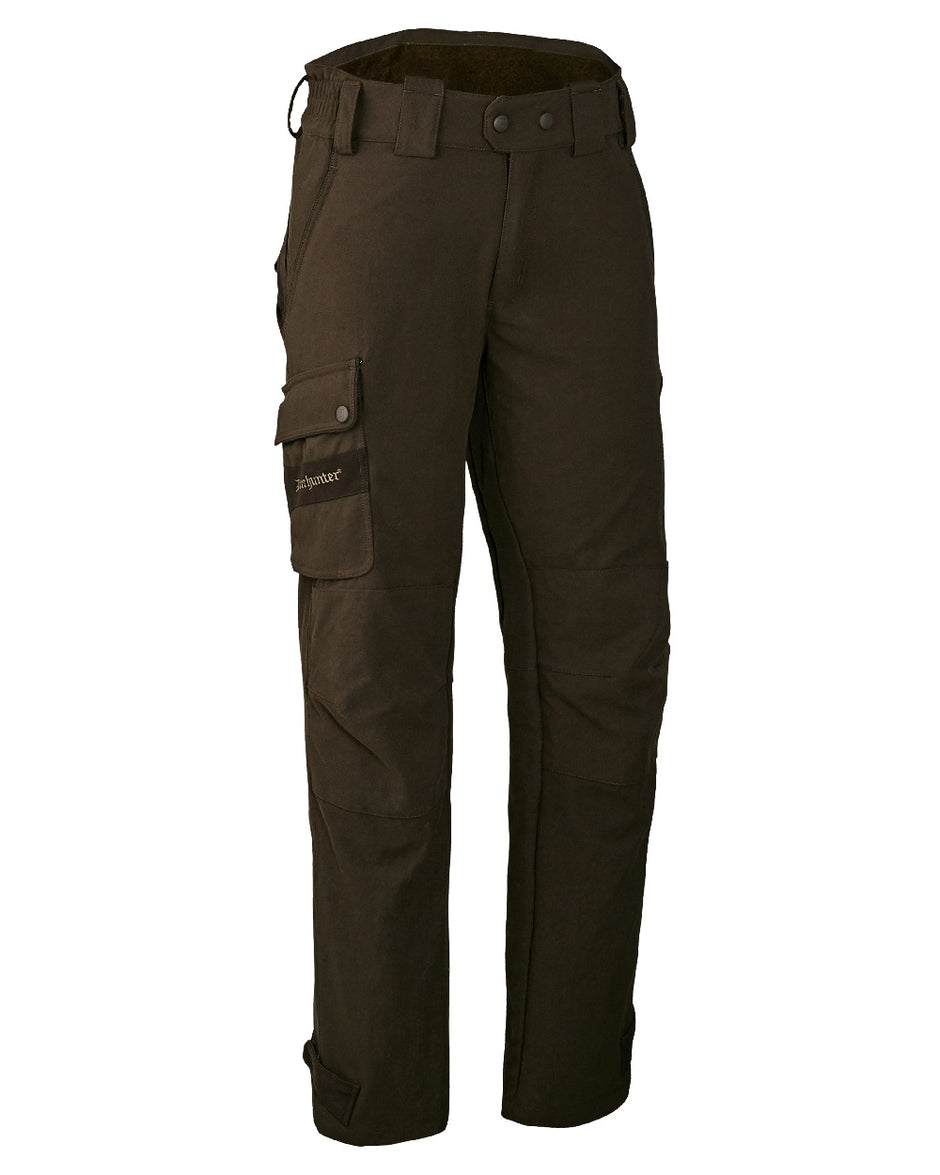 Pantaloni Deerhunter Tatra In Misto Lana - Traspiranti, Silenziosi, Con Dettagli In Pelle Scamosciata - Uomo