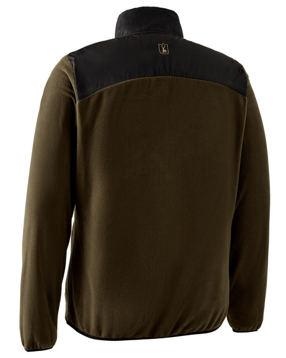 Chestnut Brown coloured Deerhunter Northward Fleece Jacket on white background 
