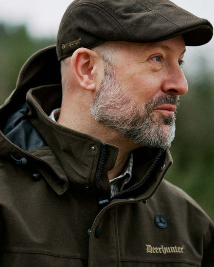 Peat Coloured Deerhunter PRO Gamekeeper Smock on blurry background 