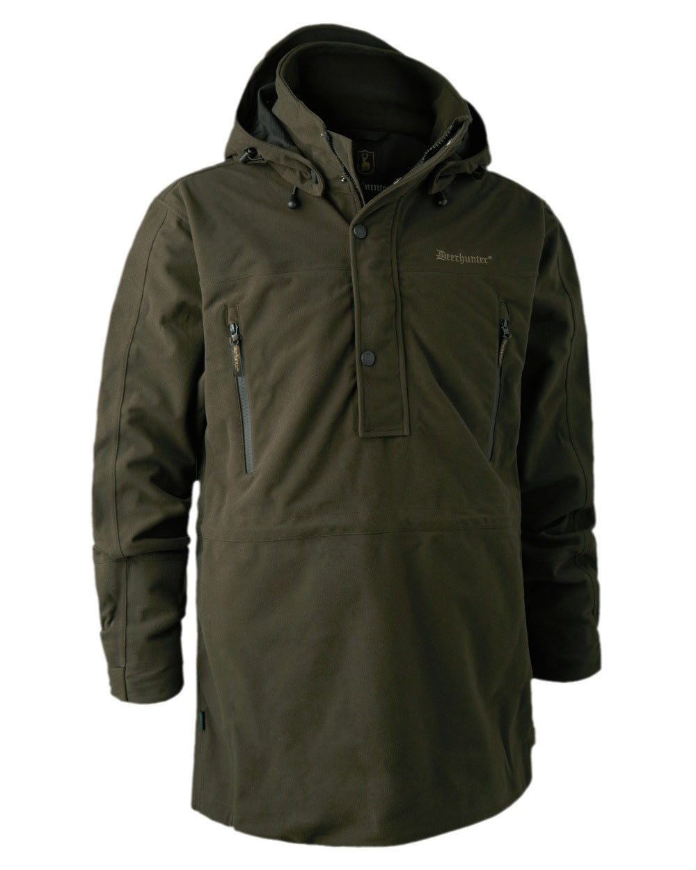 Peat Coloured Deerhunter PRO Gamekeeper Smock on white background 