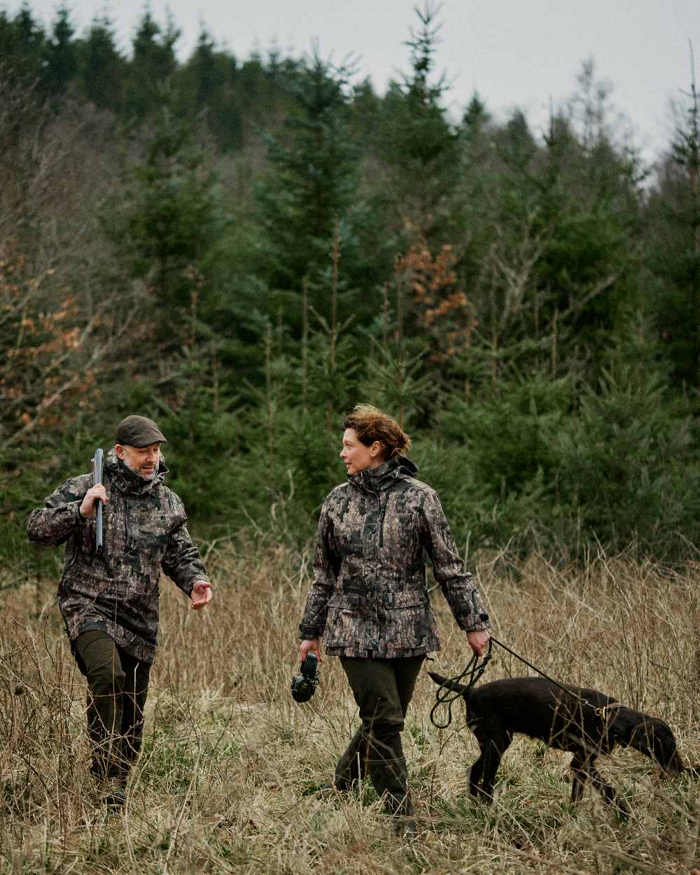 Realtree Timber Coloured Deerhunter PRO Gamekeeper Smock on forest background 