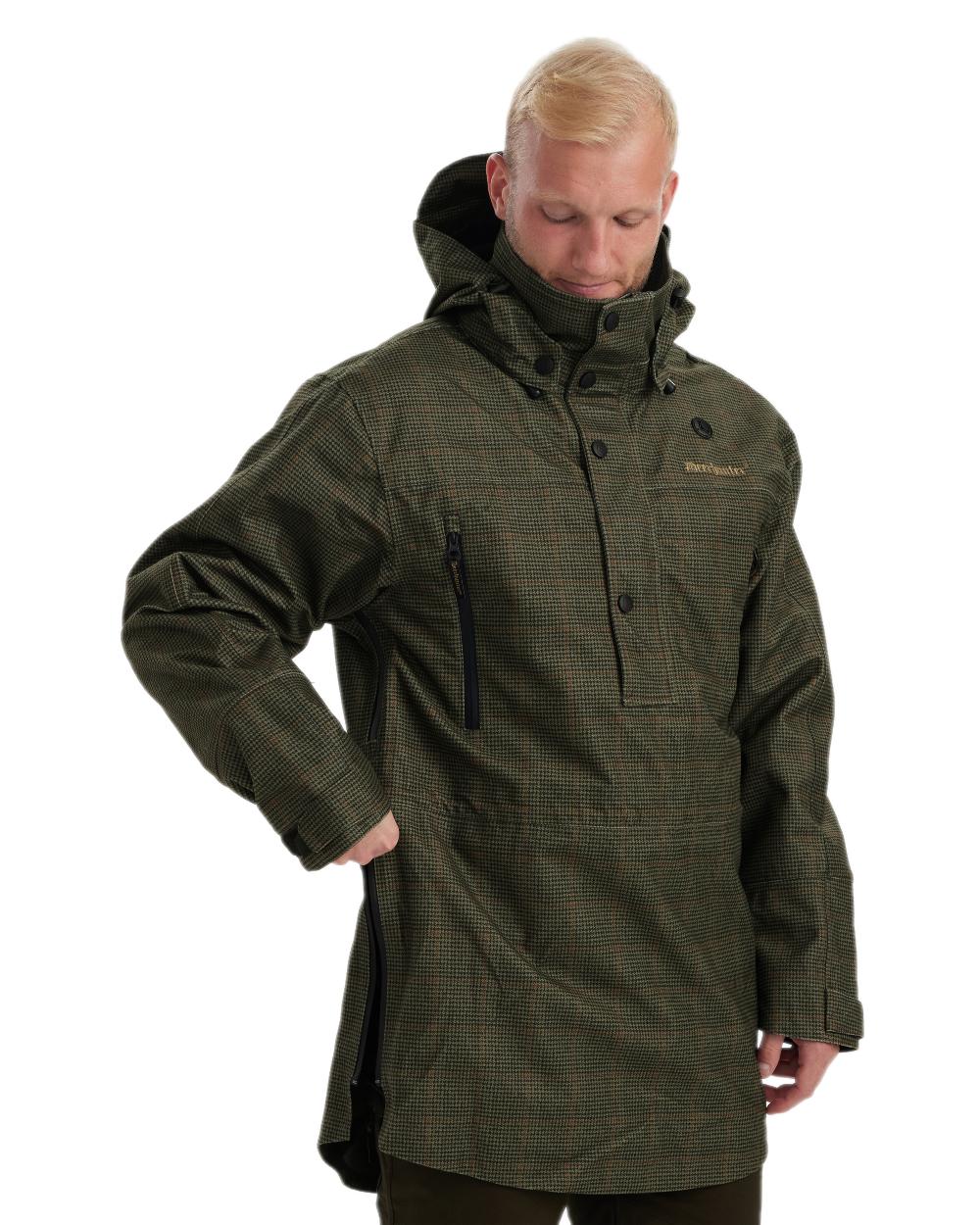 Turf Coloured Deerhunter PRO Gamekeeper Smock on white background 