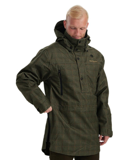 Turf Coloured Deerhunter PRO Gamekeeper Smock on white background 