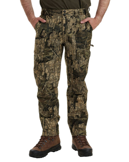 Realtree Timber Coloured Deerhunter Pro Gamekeeper Boot Trousers on white background 