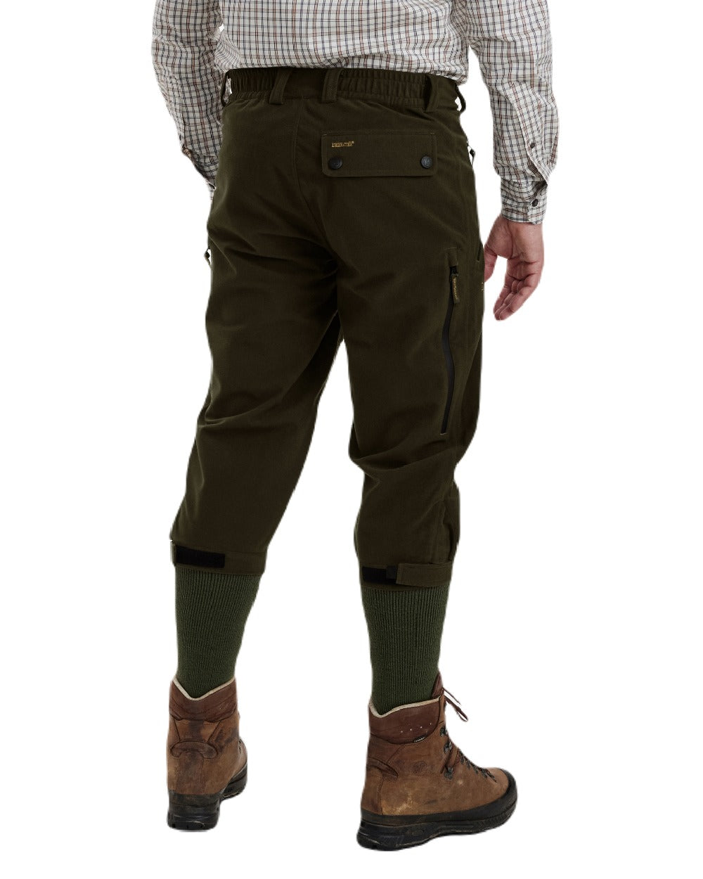 Peat coloured Deerhunter Pro Gamekeeper Breeks on white background 