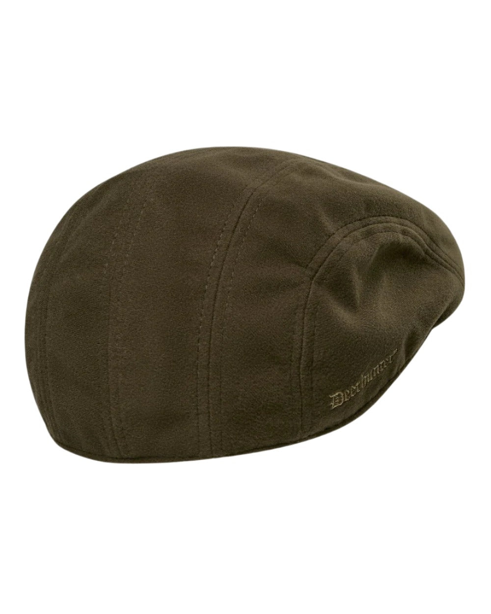 Peat coloured Deerhunter Pro Gamekeeper Flatcap on white background 