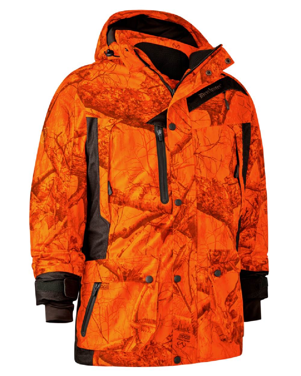 Realtree Edge Orange coloured Deerhunter Ram Arctic Jacket on white background 
