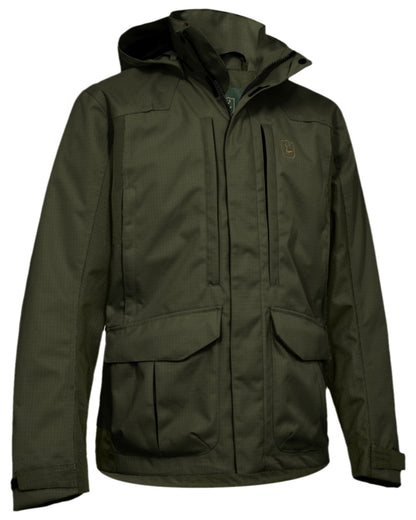 Deepwood Coloured Deerhunter Recon Dura-Tex Membrane Jacket on white background 