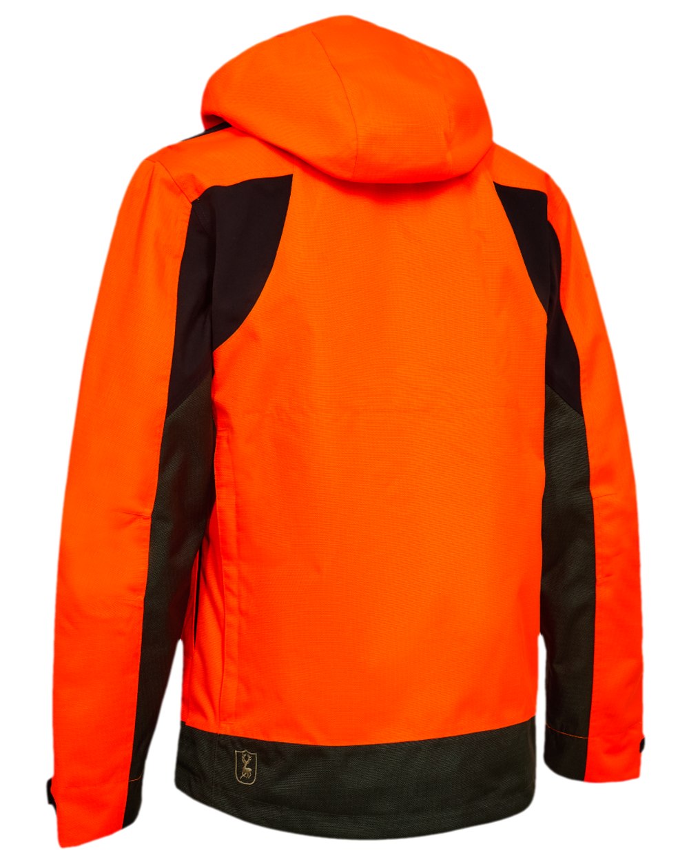 Safety Orange Coloured Deerhunter Recon Dura-Tex Membrane Jacket on white background 