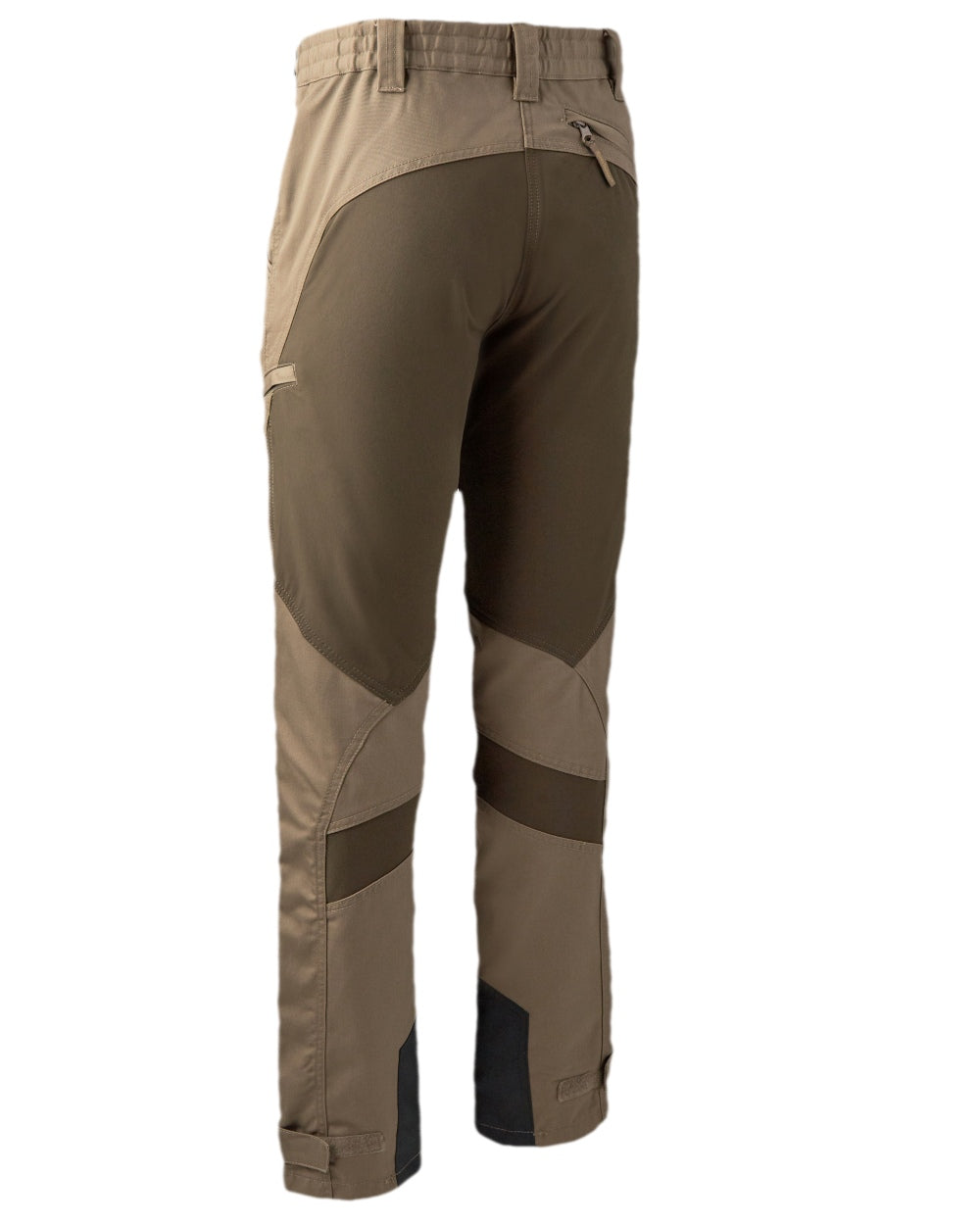 Driftwood Coloured Deerhunter Rogaland Contrast Stretch Trousers on white background 