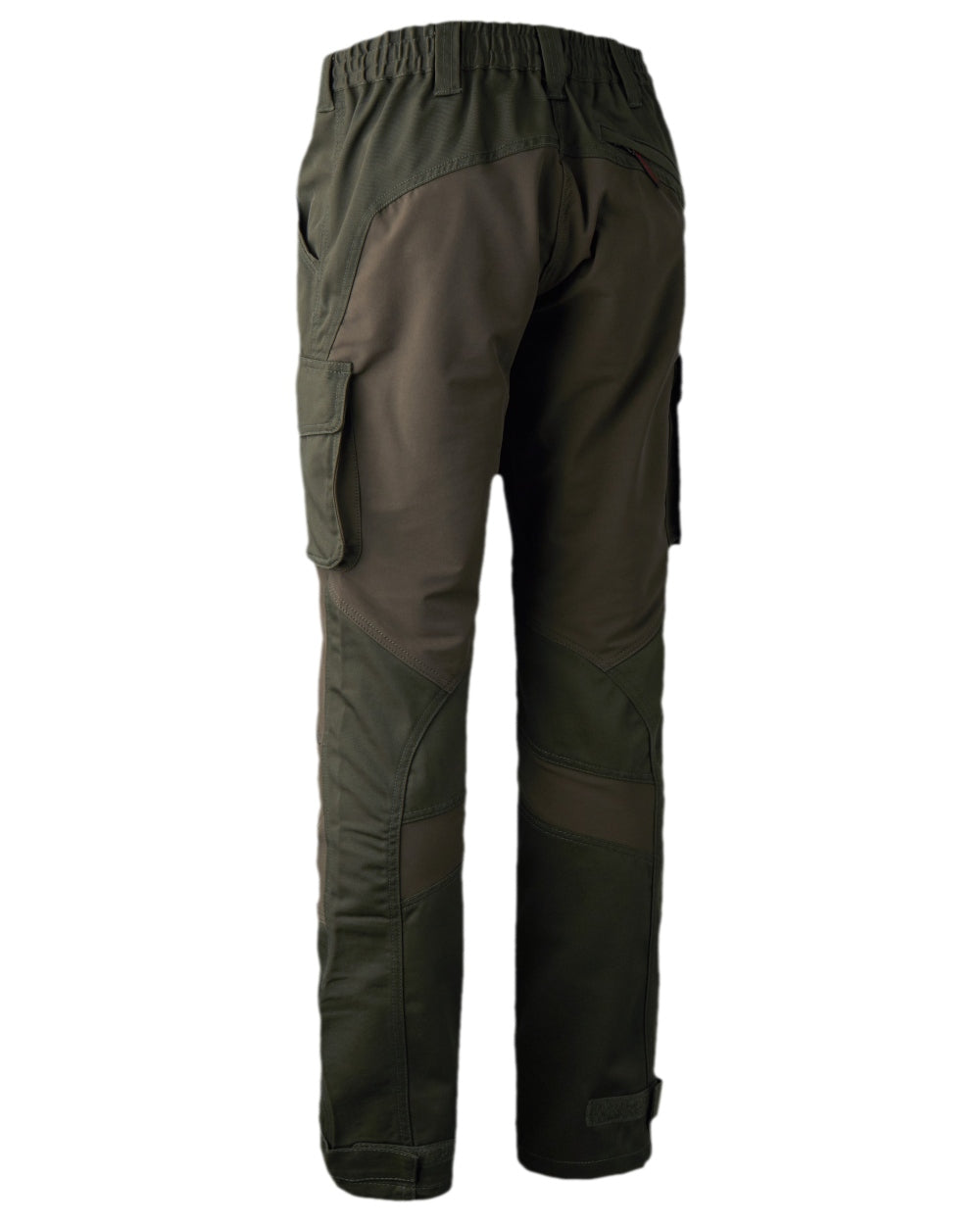 Adventure Green Coloured Deerhunter Rogaland Stretch Trousers on white background 