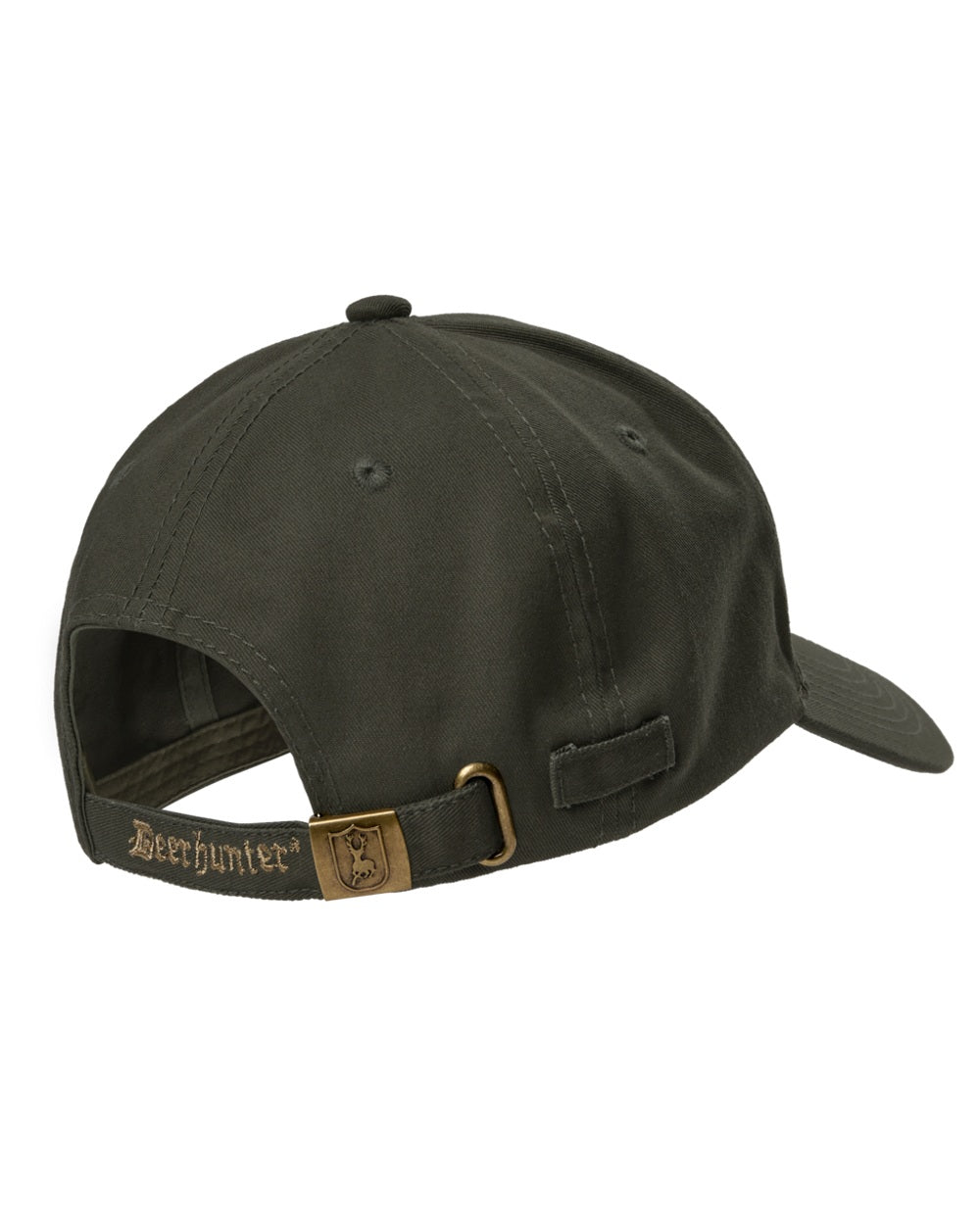 Timber coloured Deerhunter Shield Cap on white background 