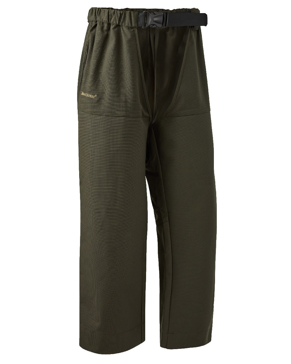 Palm Green coloured Deerhunter Strike Extreme Pull-Over Trousers on white background 
