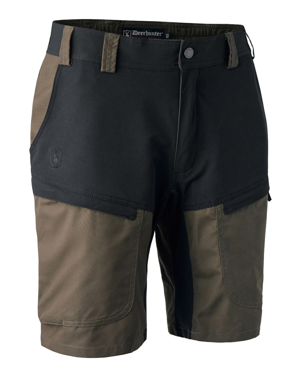 Fallen Leaf coloured Deerhunter Strike Shorts on white background 