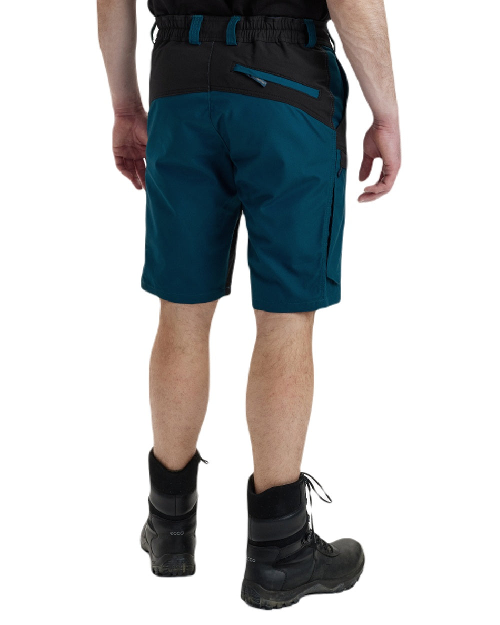 Pacific Blue coloured Deerhunter Strike Shorts on white background 