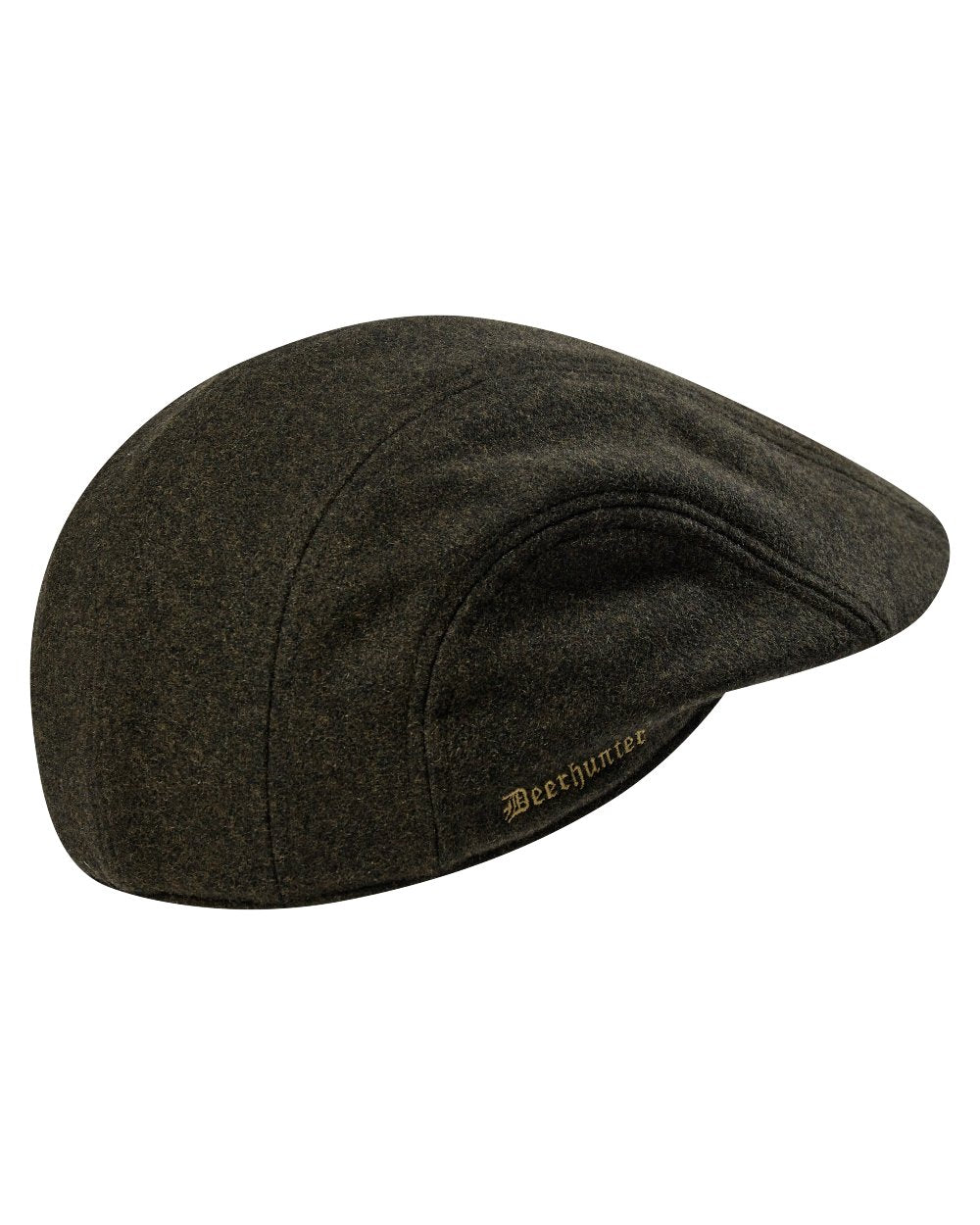 Loden Wood coloured Deerhunter Tatra Flatcap on white background 