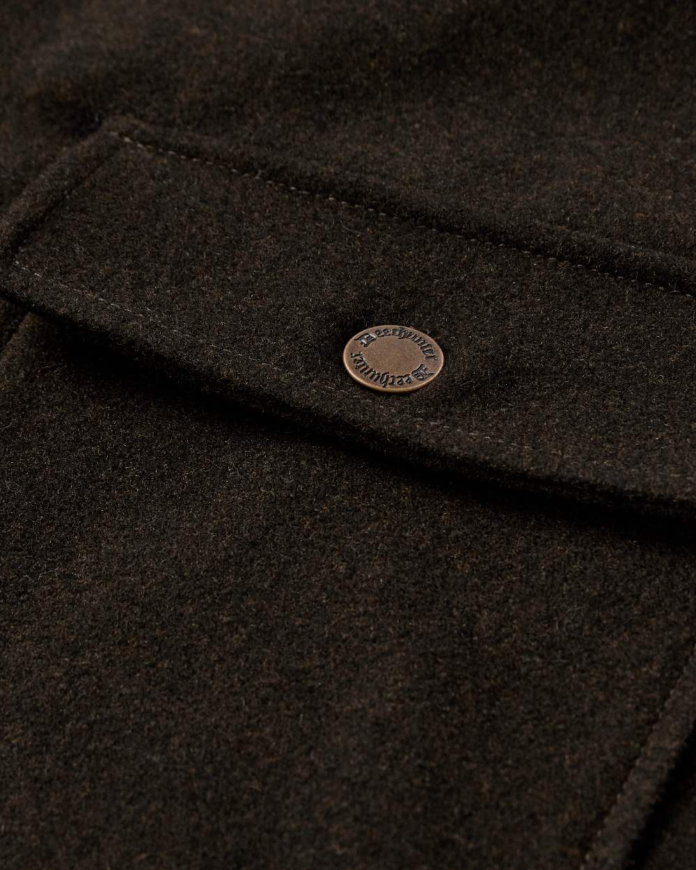 Loden Wood Coloured Deerhunter Tatra Overshirt on white background 
