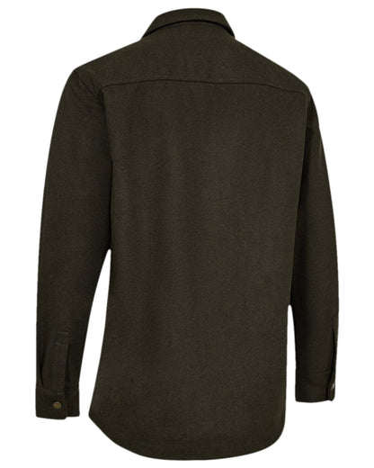 Loden Wood Coloured Deerhunter Tatra Overshirt on white background 