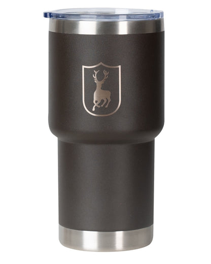 Wood coloured Deerhunter Thermo Cup With Lid on white background 