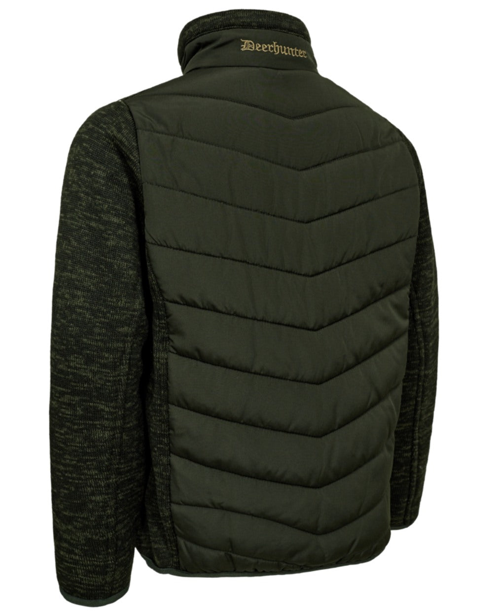 Forest Ember coloured Deerhunter Youth Moor Padded Jacket on white background 