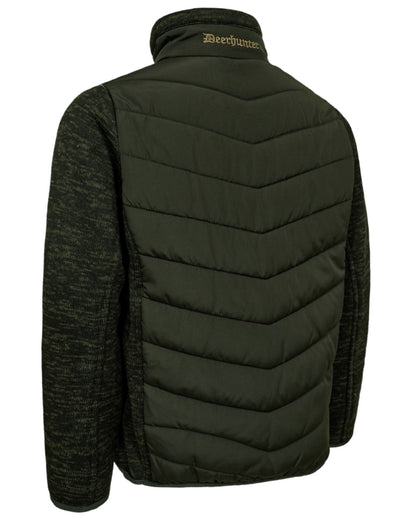 Forest Ember coloured Deerhunter Youth Moor Padded Jacket on white background 