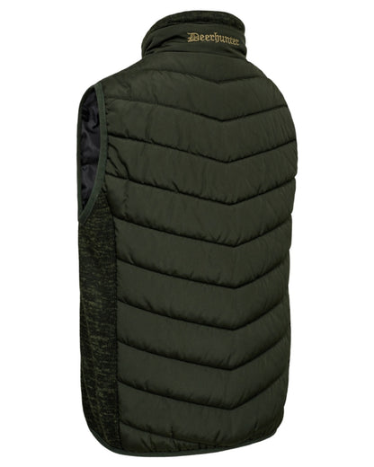 Forest Ember coloured Deerhunter Youth Moor Padded Waistcoat on white background 