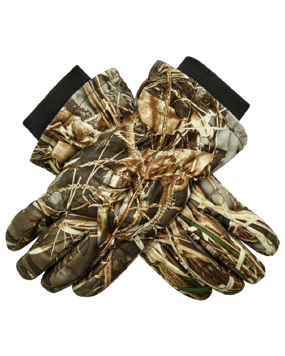 Realtree MAX-7 coloured Deerhunter Game Winter Gloves on white background 