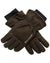 Wood coloured Deerhunter Game Winter Gloves on white background #colour_wood