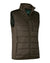 Deerhunter Heat Padded Waistcoat in Wood #colour_wood