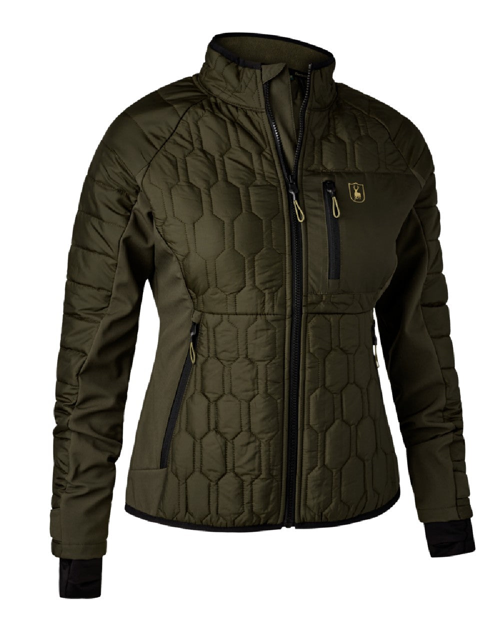 Deerhunter Lady Mossdale Quilted Jacket in Forest Green 