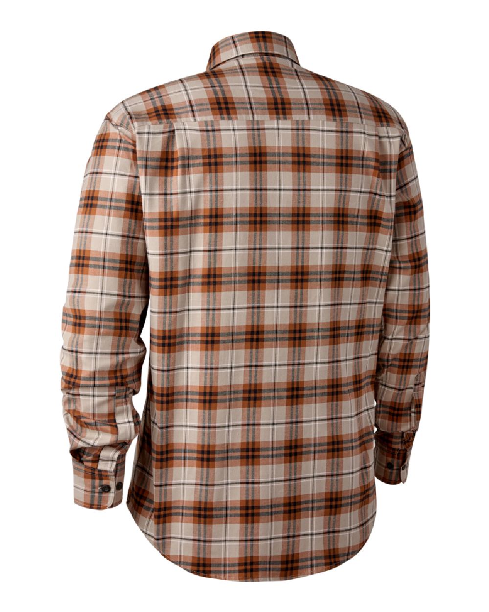 Deerhunter Louis Shirt in Orange Check