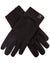 Deerhunter Quinn Merino Gloves in Black Oak