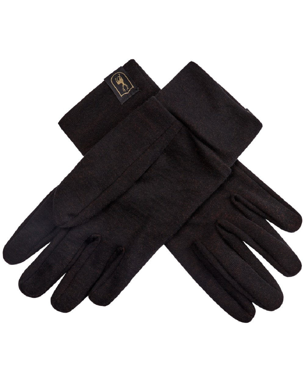 Deerhunter Quinn Merino Gloves in Black Oak