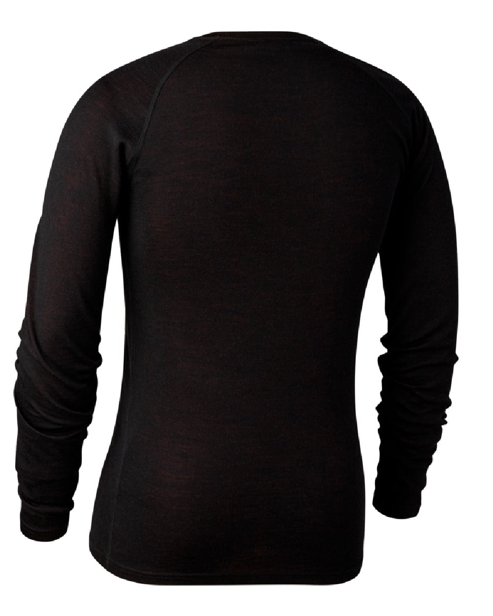 Deerhunter Quinn Merino Undershirt in Black Oak