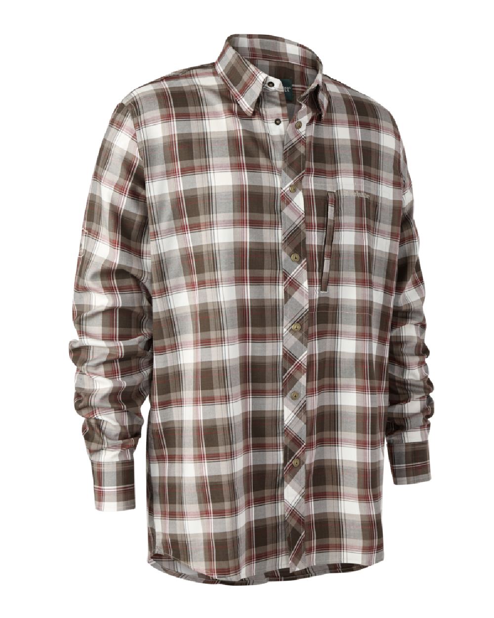 Deerhunter Silas Shirt in Brown Check