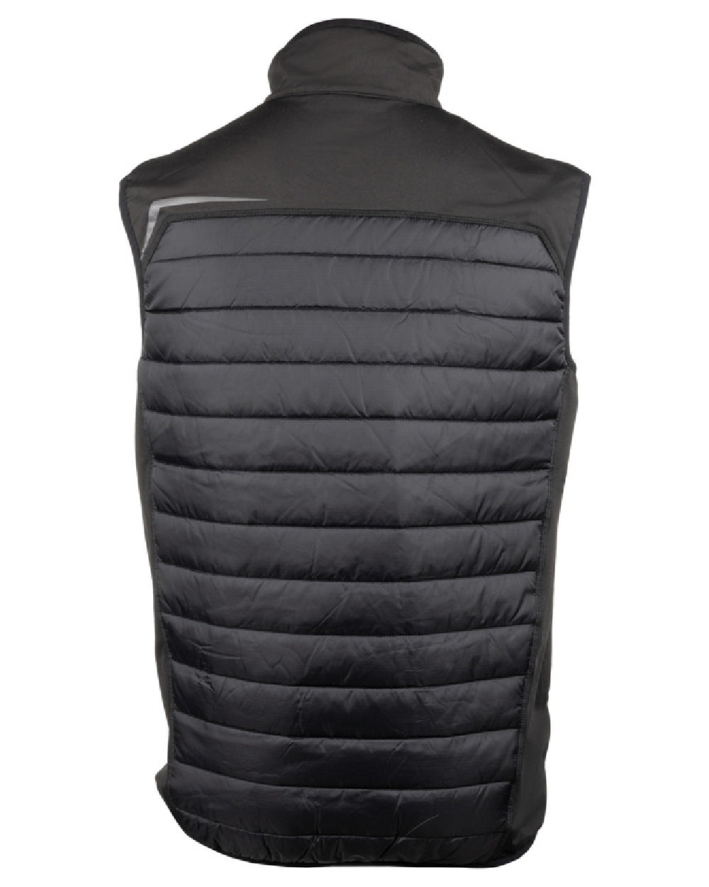 Black coloured Dickies Generation Waterproof Hybrid Bodywarmer on white background