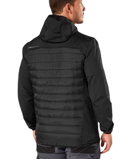 Black coloured Dickies Generation Waterproof Hybrid Jacket on white background