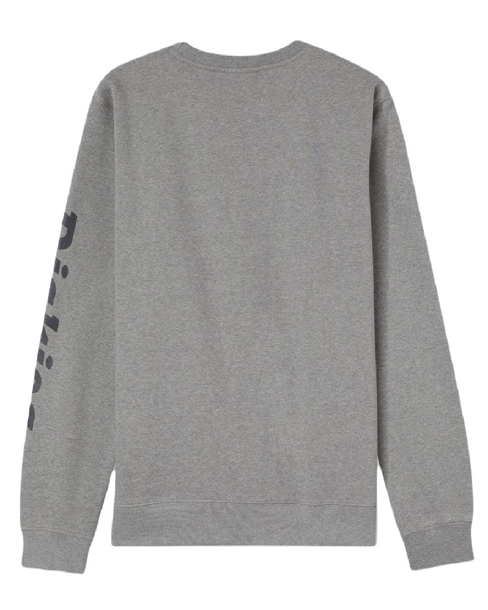 Grey Melange coloured Dickies Okemo Graphic Sweatshirt on white background 