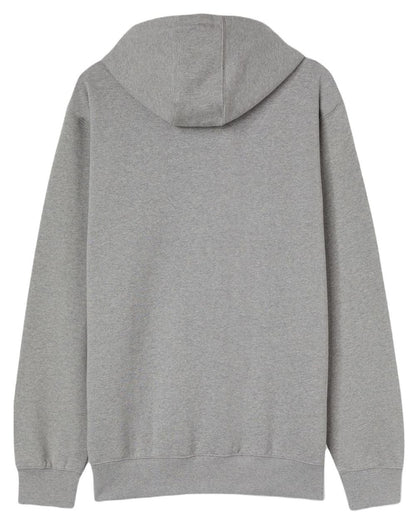 Grey Melange  coloured Dickies Stowe Graphic Hoodie on white background 