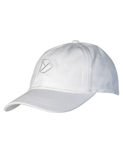 Snow White coloured Didrikson Derin Cap on white background 