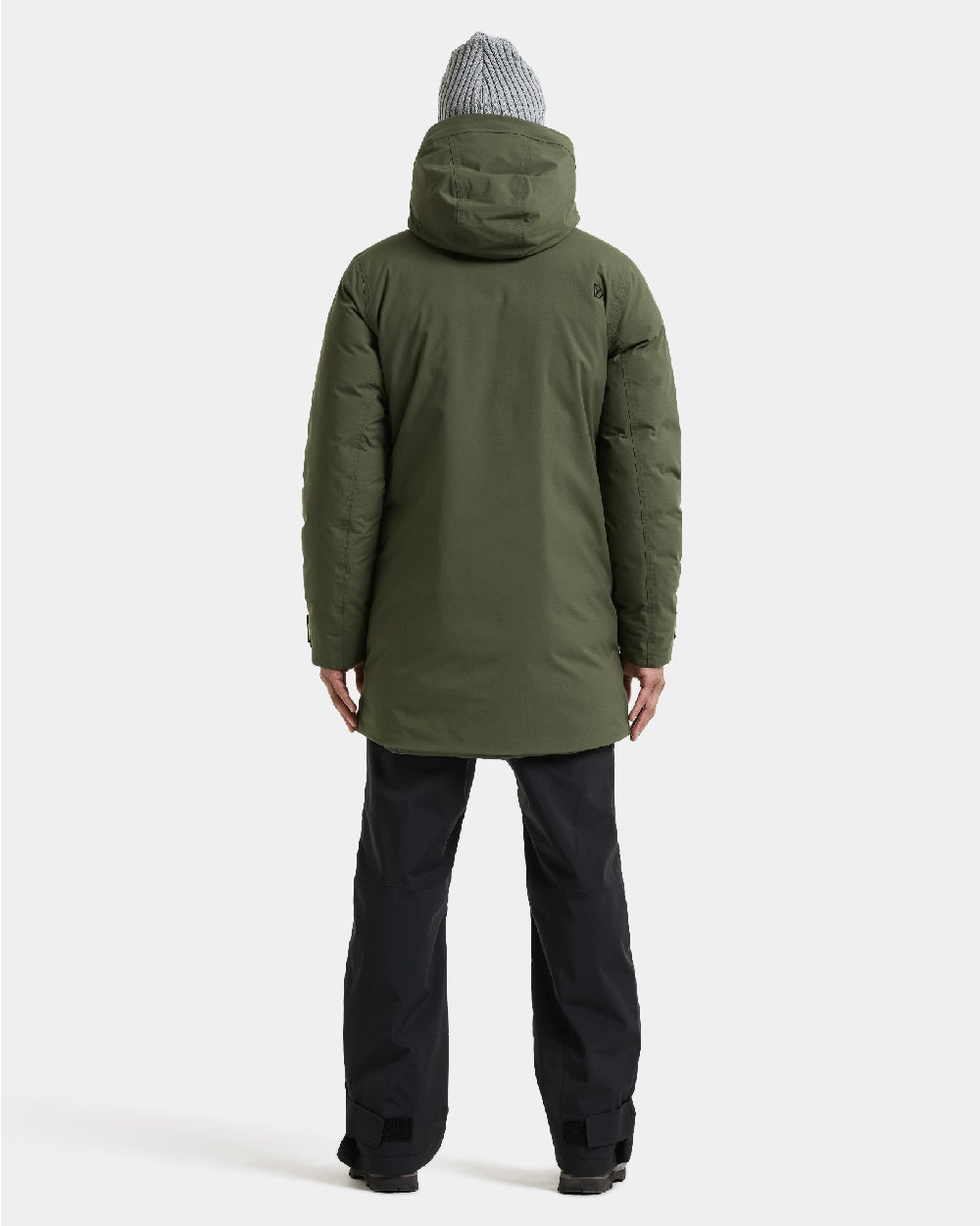 Deep Green coloured Didriksons Akilles Mens Parka 3 on white background 