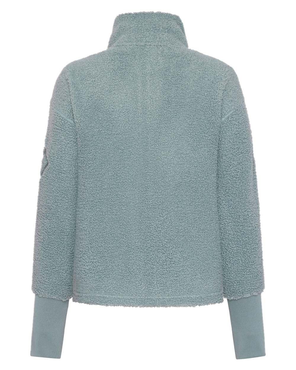 Factory Blue coloured Didriksons Full-Zip Fleece Jacket on white background 