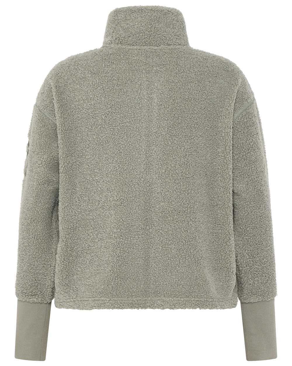 Wilted Leaf coloured Didriksons Full-Zip Fleece Jacket on white background 