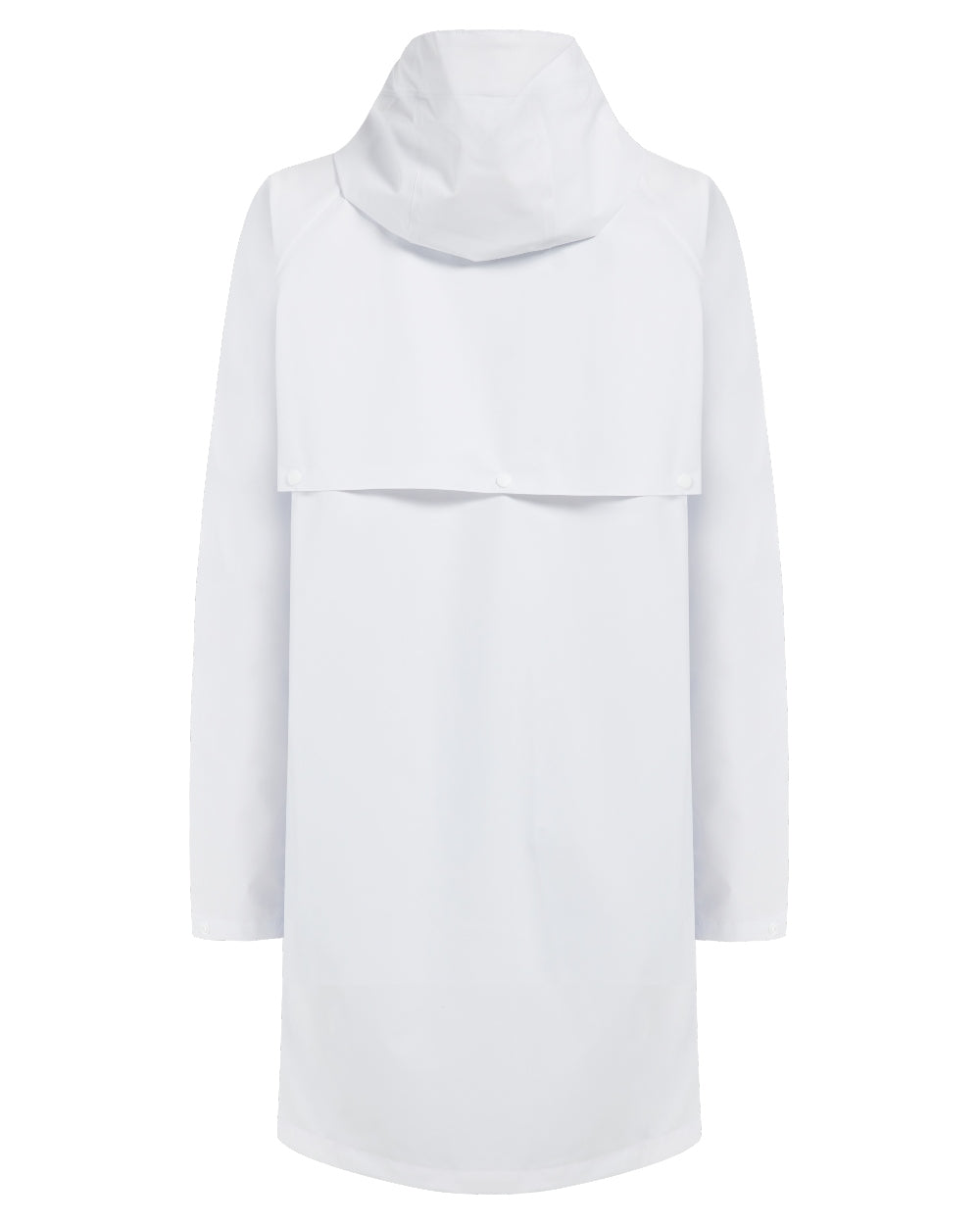 Snow White coloured Didriksons Avon Parka on white background 