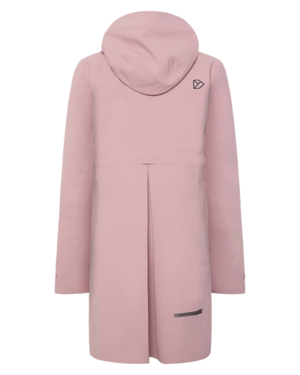 Oyster Lilac coloured Didriksons Bea Womens Parka on white background 
