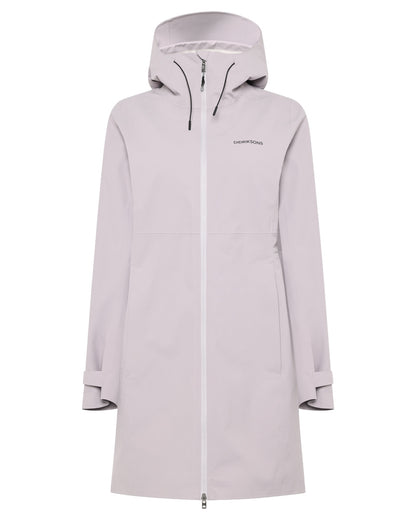 Sunrise Mist coloured Didriksons Bea Womens Parka 6 on white background 