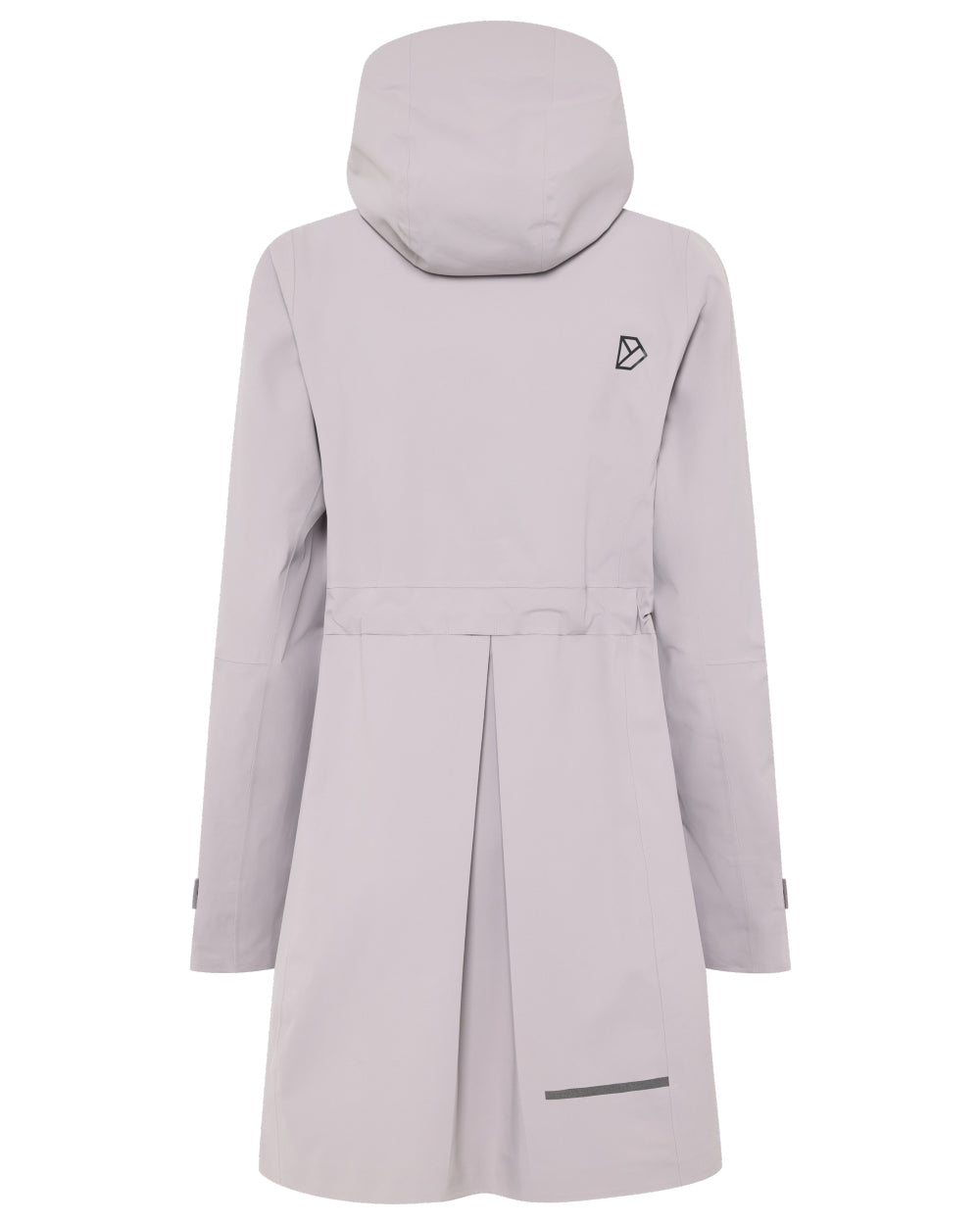 Sunrise Mist coloured Didriksons Bea Womens Parka 6 on white background 